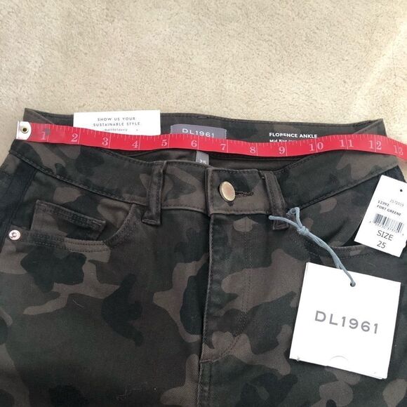 NWT Florence Ankle Mid Rise Instasculpt Skinny - Fort Greene Size 25 - Picture 8 of 14